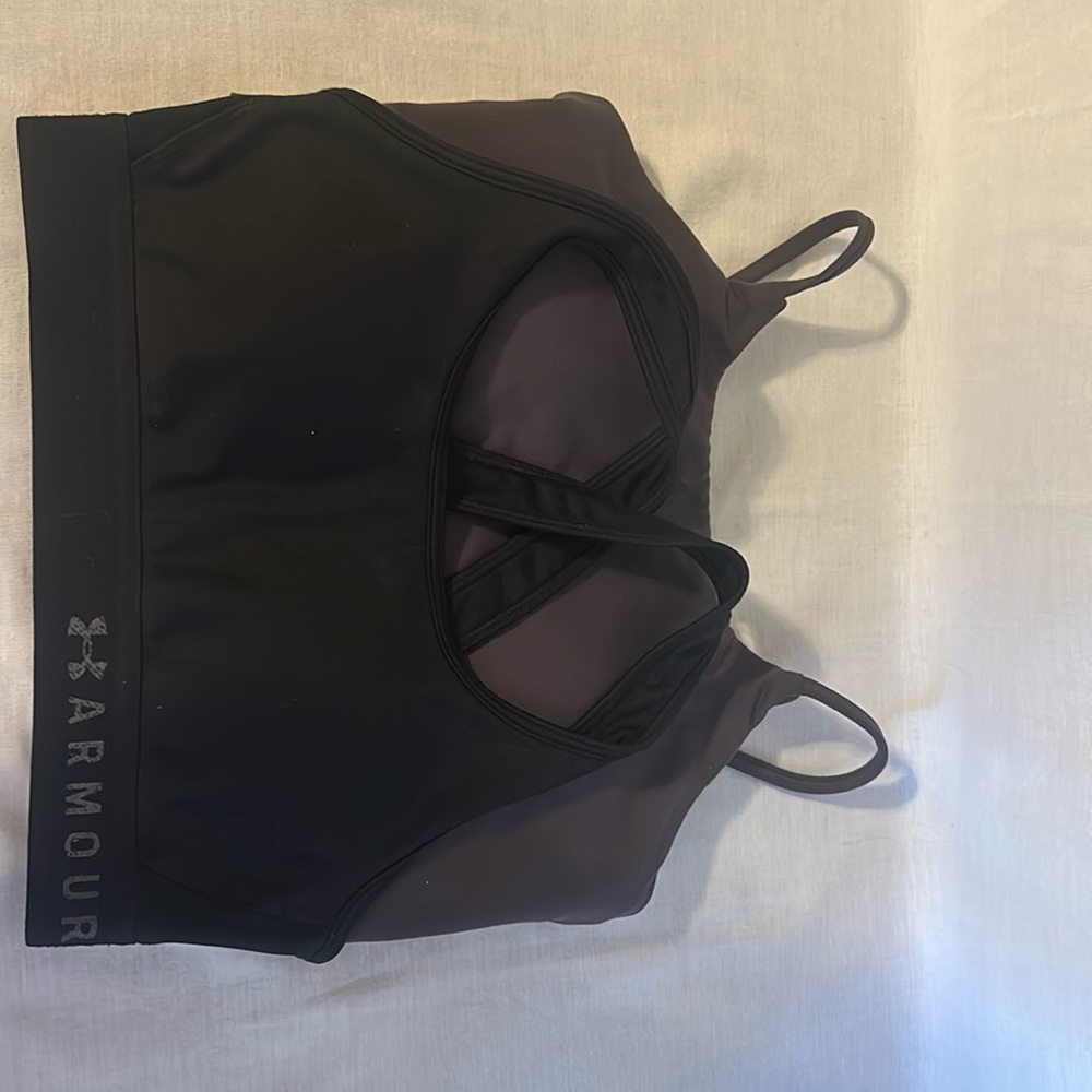 Two wireless sports bras, size medium